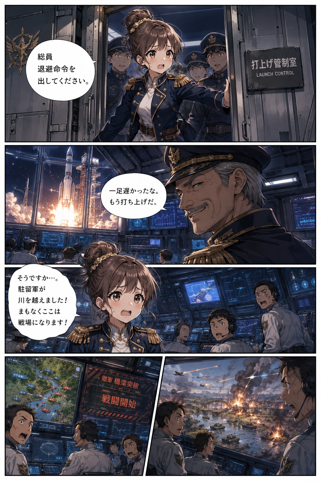 もう打ち上げとる……