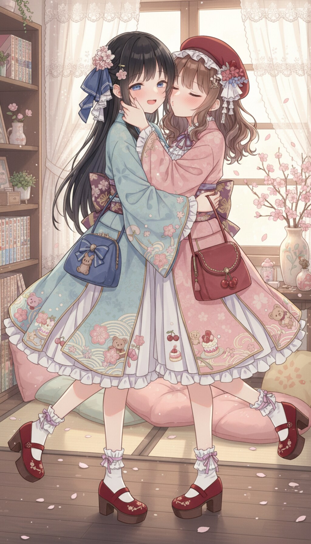 花影に囁く姉妹の契り