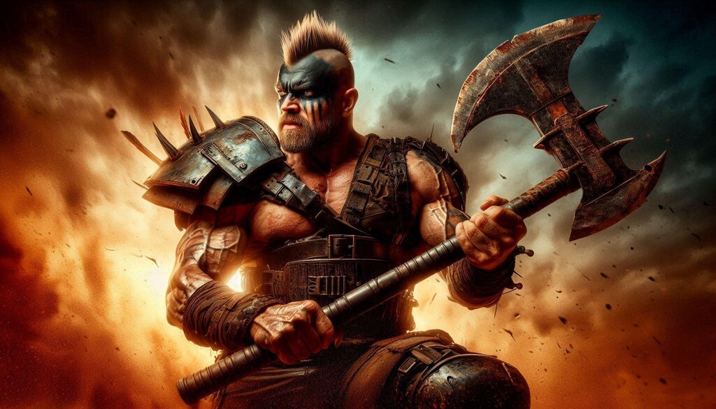 惚れ惚れする肉体美♪終末世界を生きるヒャッハー達！（要は北〇の拳の雑魚実写版です😅・・今回も胸のあの部分が描写されていない＆プロテクターで隠れている品だけを選んだ全年齢仕様です💦）