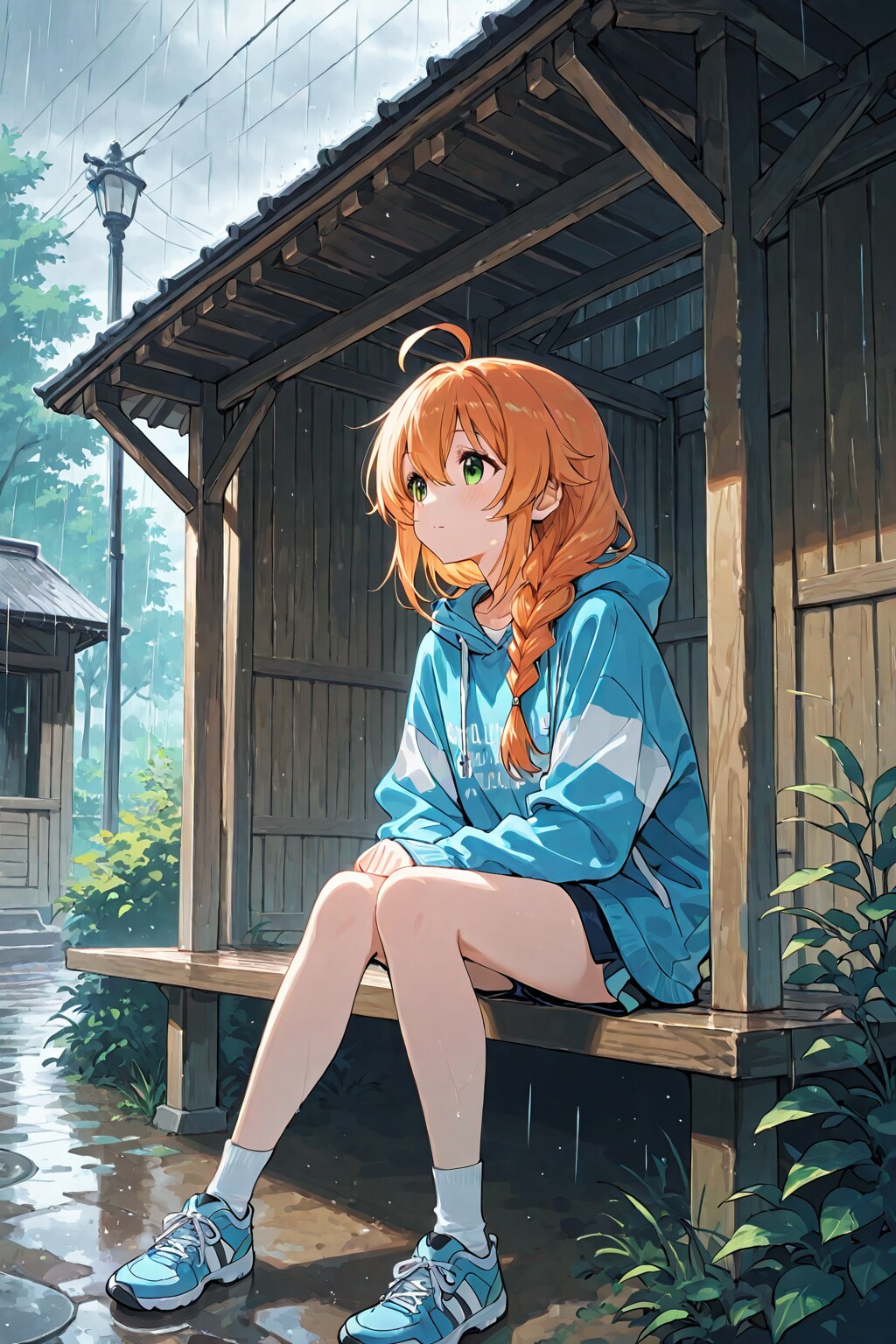 雨やどり | の人気AIイラスト・グラビア