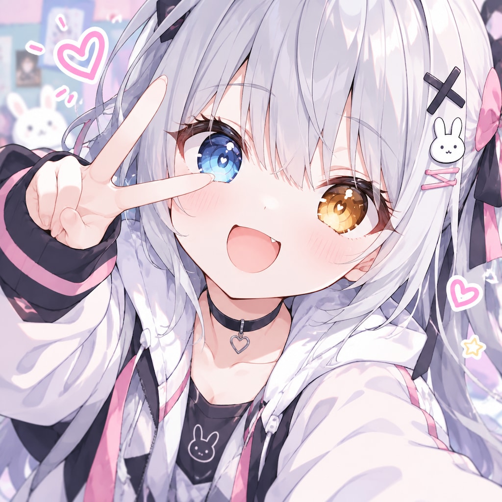 オッドアイ×ピース
