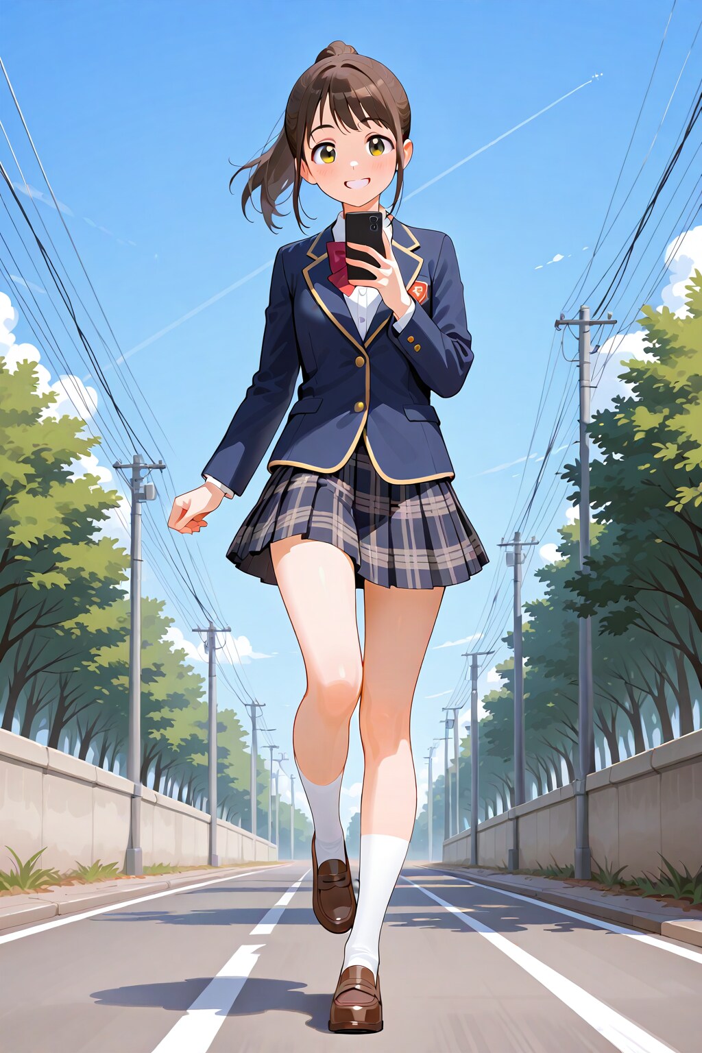 歩きスマホ、キケンです。