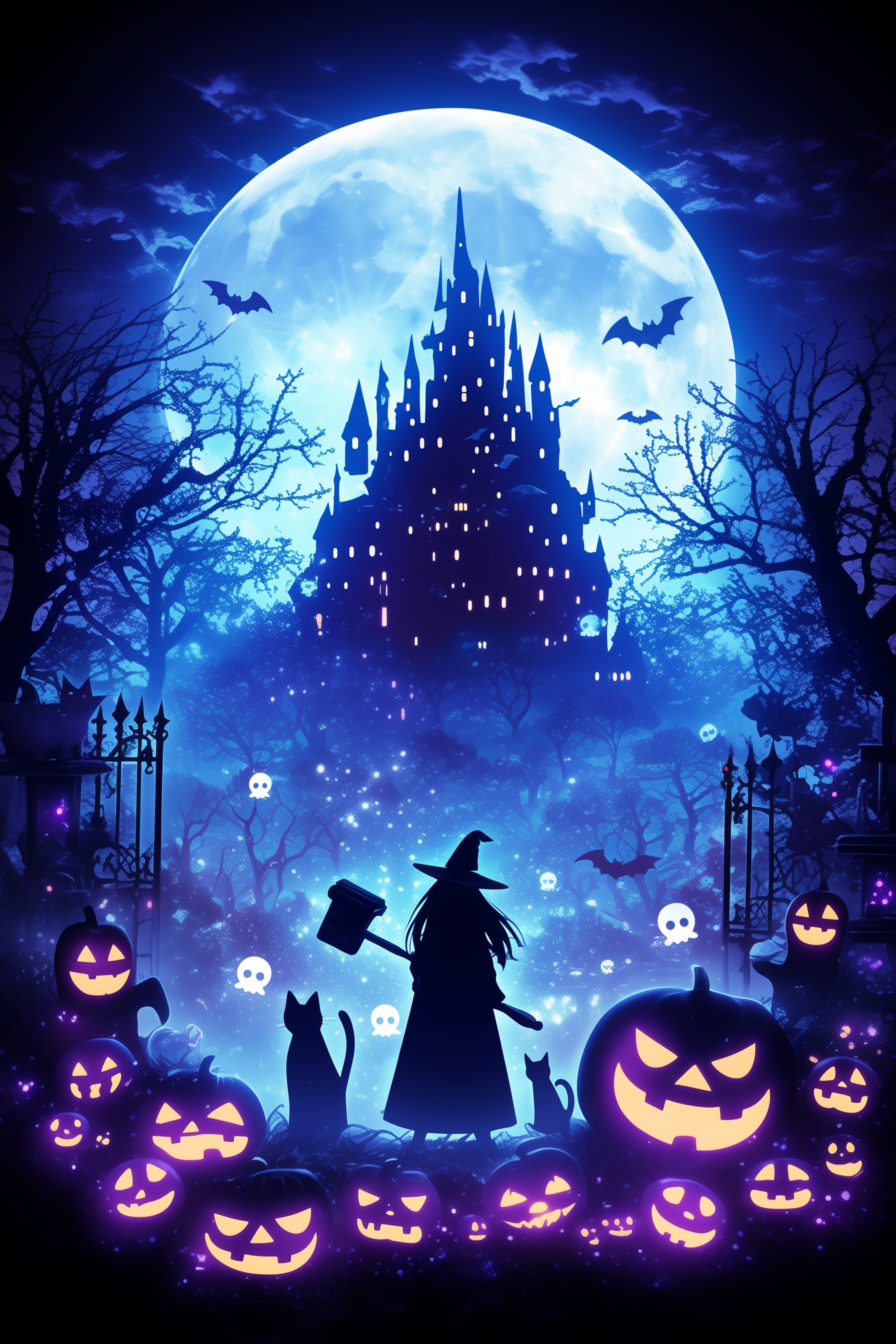 背中で語るハロウィン | の人気AIイラスト・グラビア