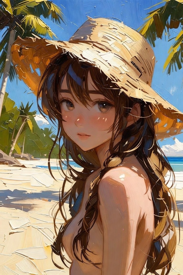 常夏(油彩)