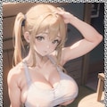 巨乳ツインテ―ル　Big breasts twin tails 4枚目