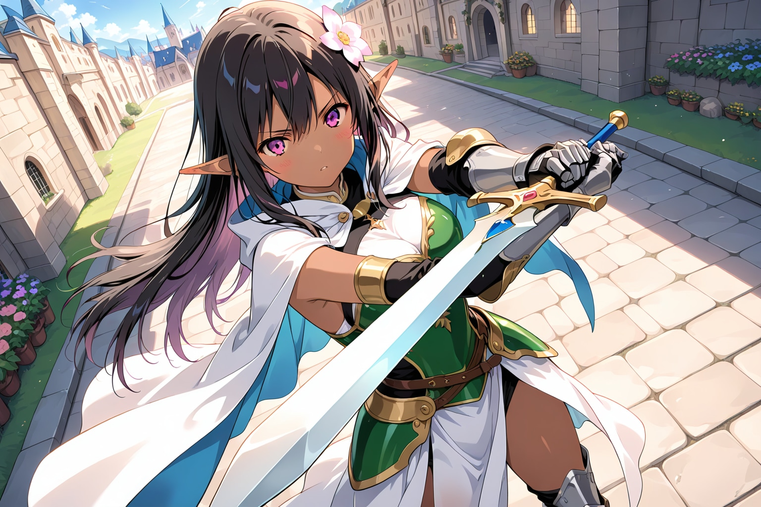 姫騎士ダークエルフさん