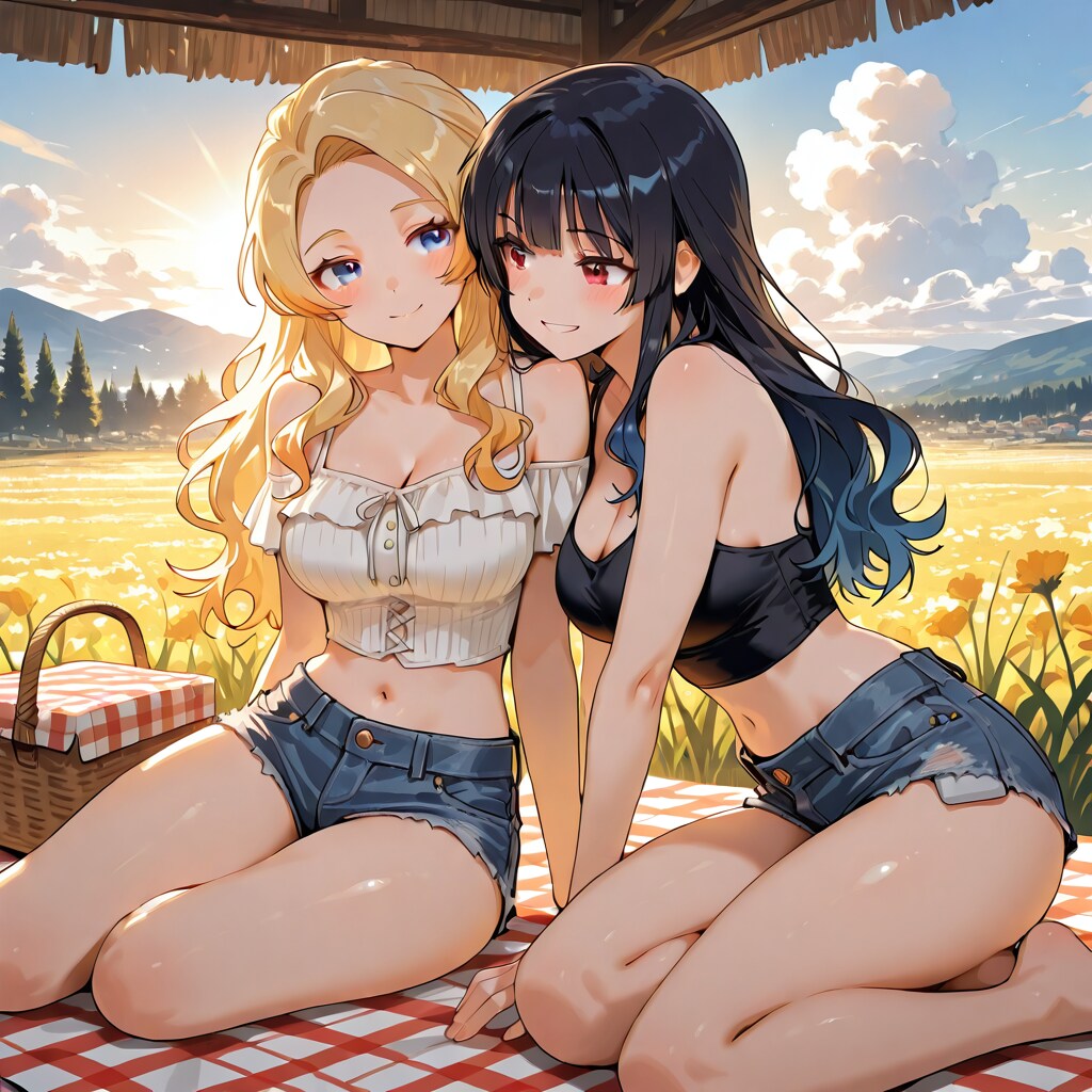 ホットパンツちちぷいコンビ