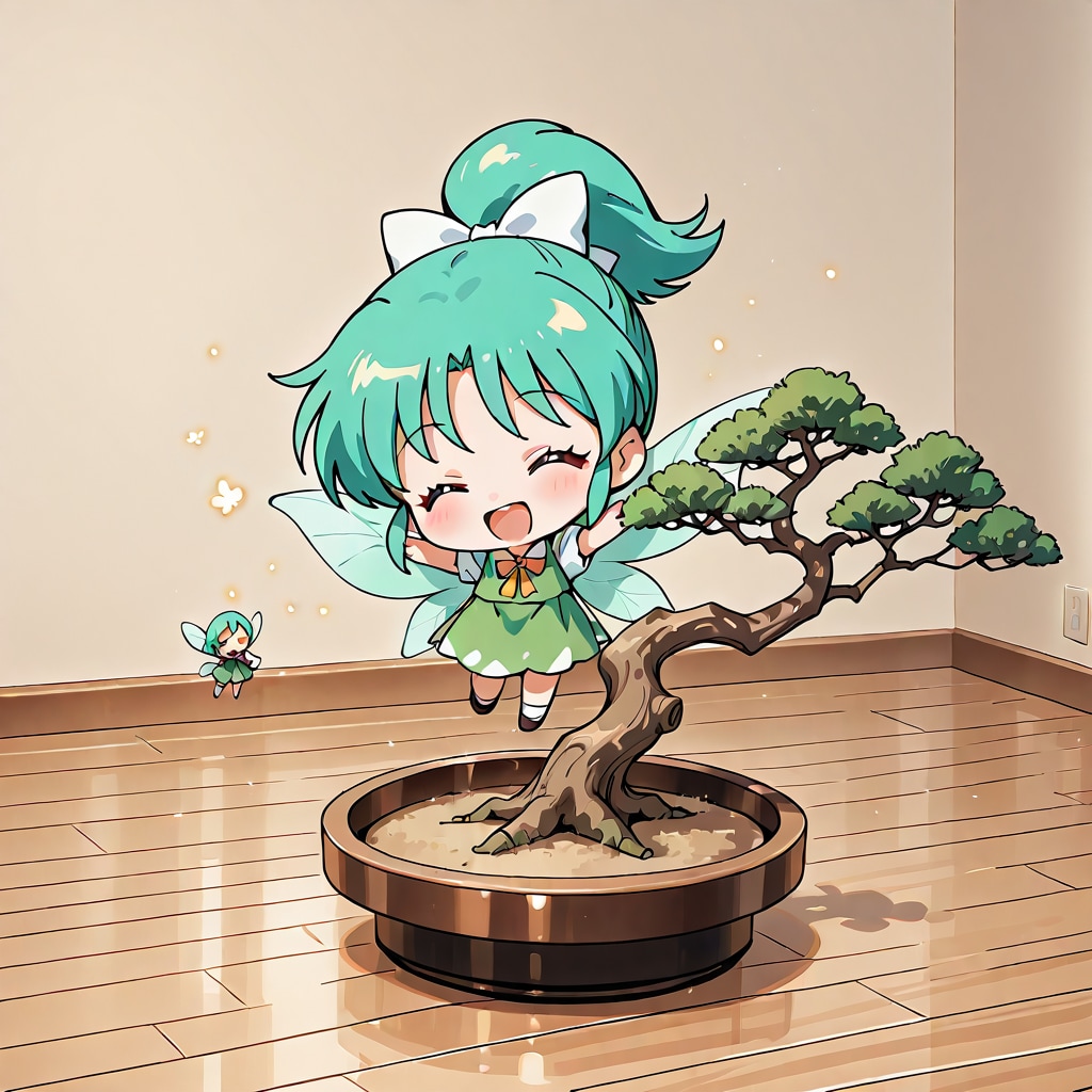 盆栽妖精ちゃん | の人気AIイラスト・グラビア