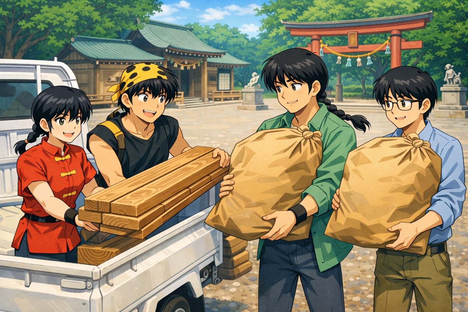 北海道で神社建てます。第三話 | の人気AIイラスト・グラビア