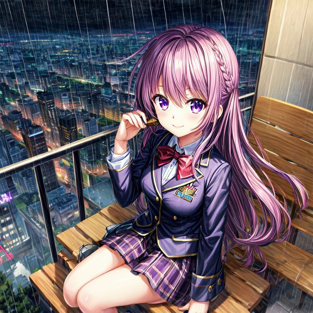 雨の日の女の子 Rainy Day Girl