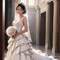 ウェディングドレス 2枚目