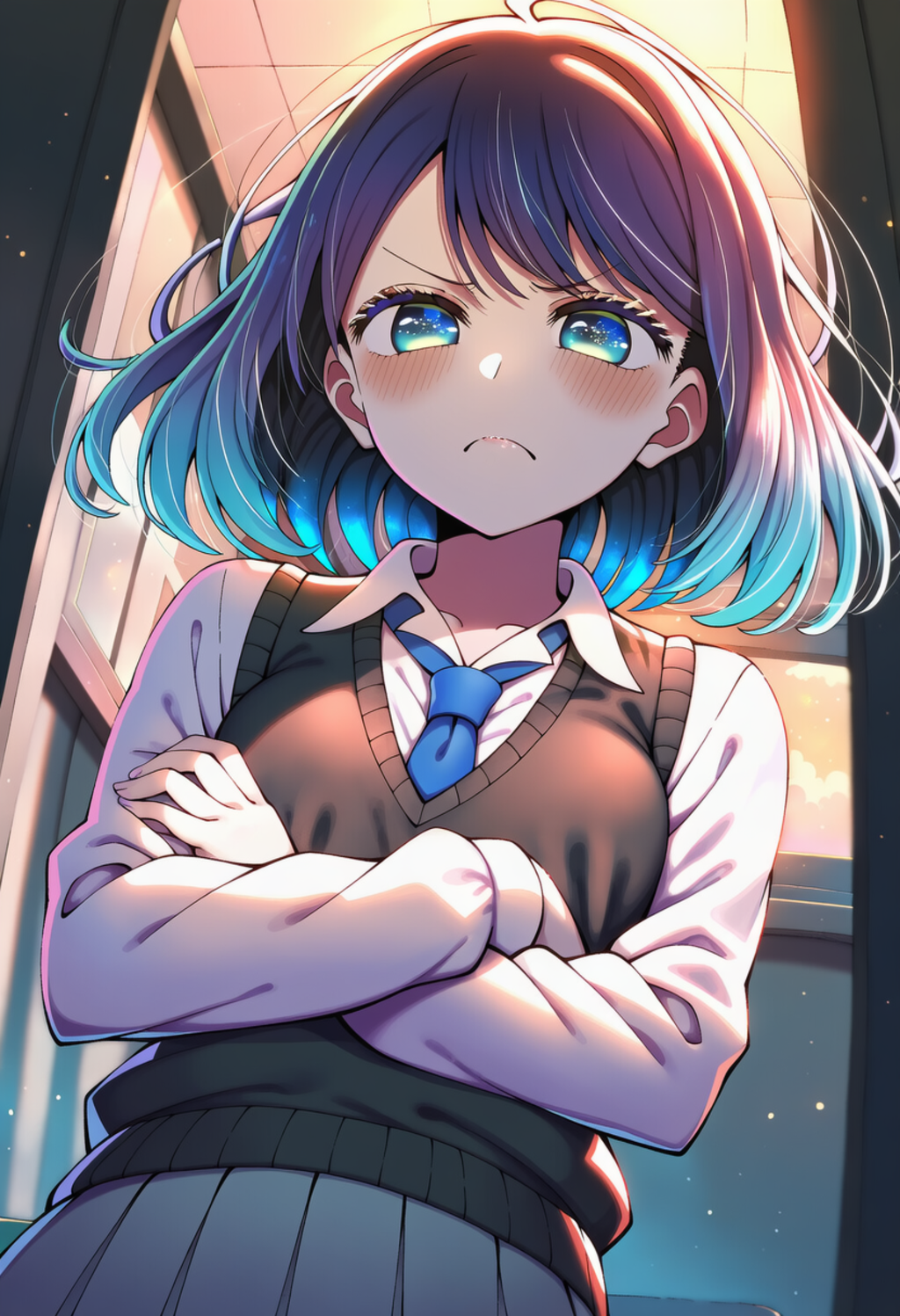 ご立腹な黒川あかねさん