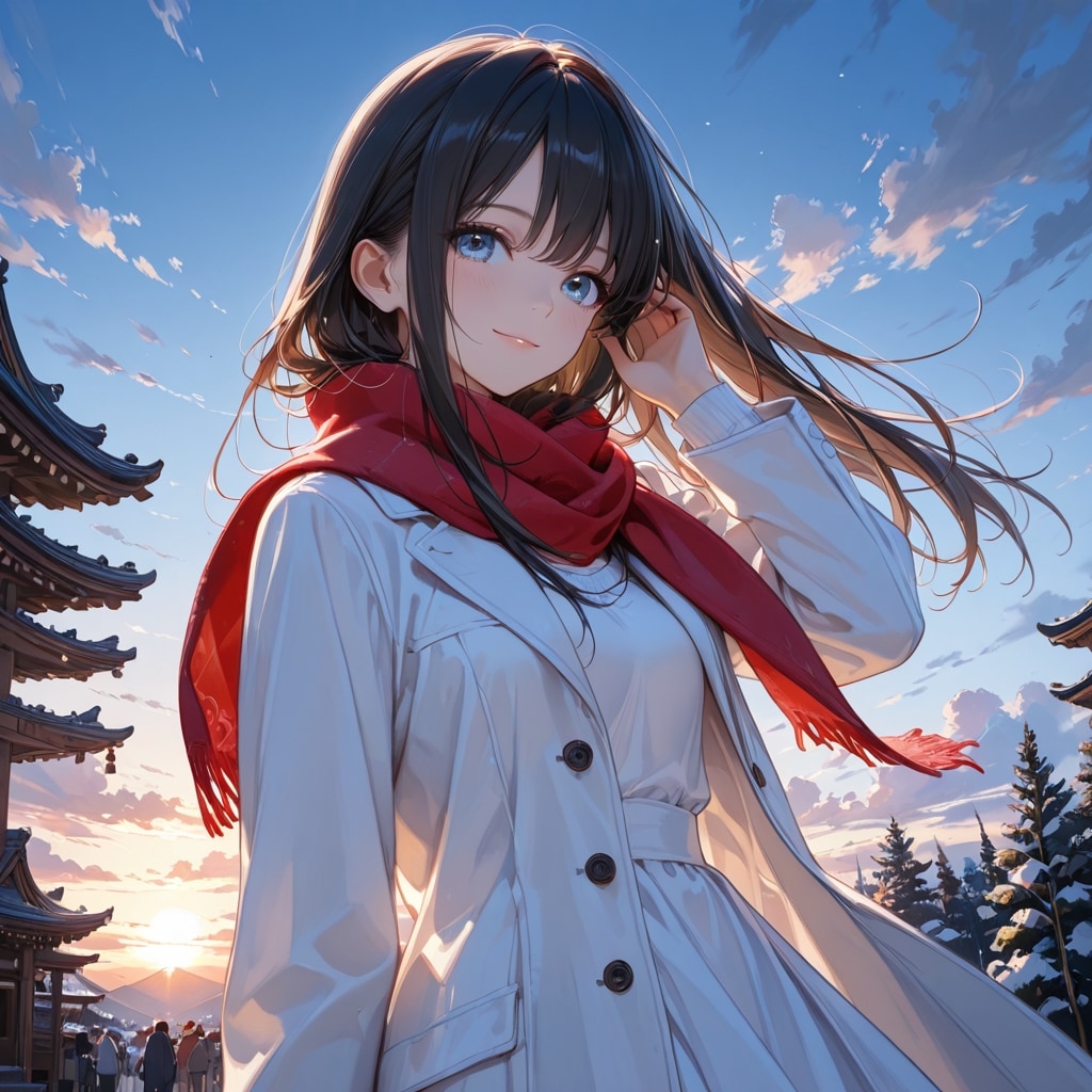 夕暮れ | の人気AIイラスト・グラビア