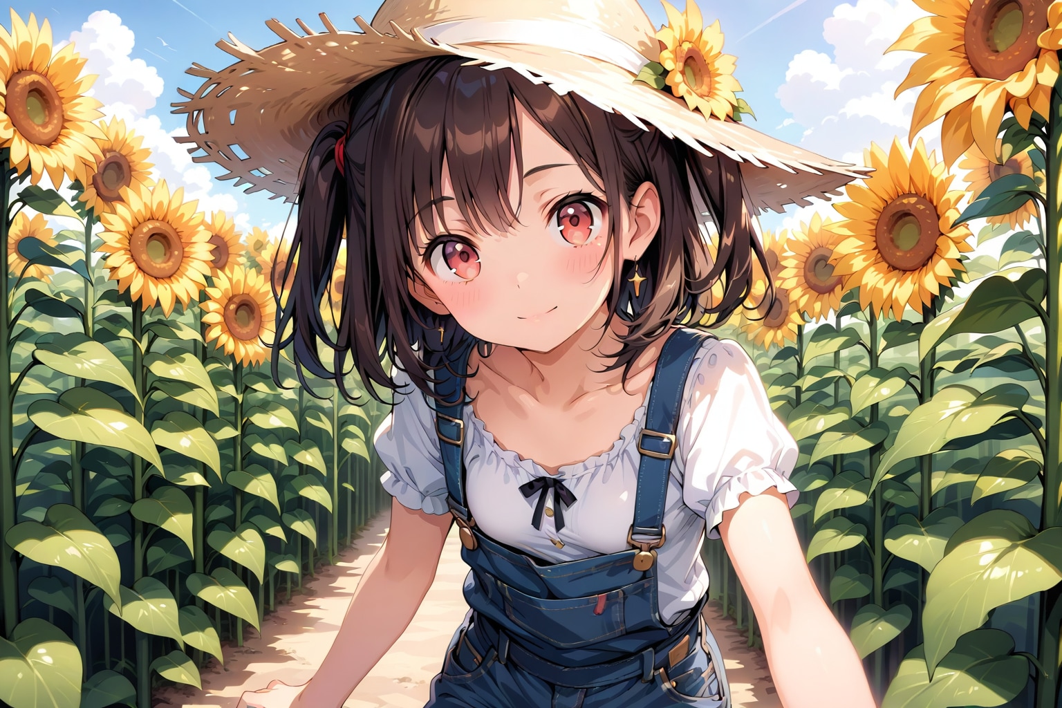 ひまわり畑260805