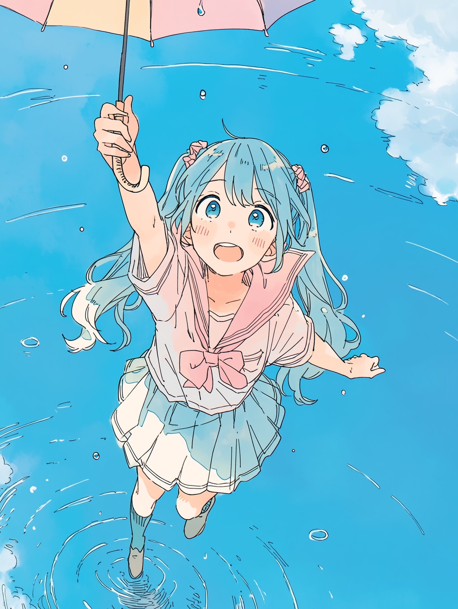 雨上がり | の人気AIイラスト・グラビア