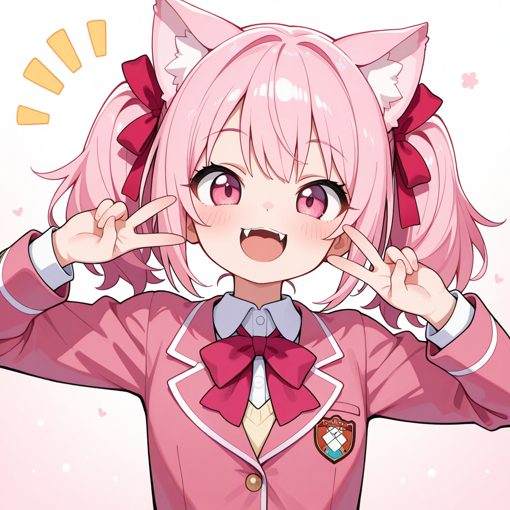 あおいちゃんの可愛いツインテールに近づきたい！！うちのねこちゃん！！