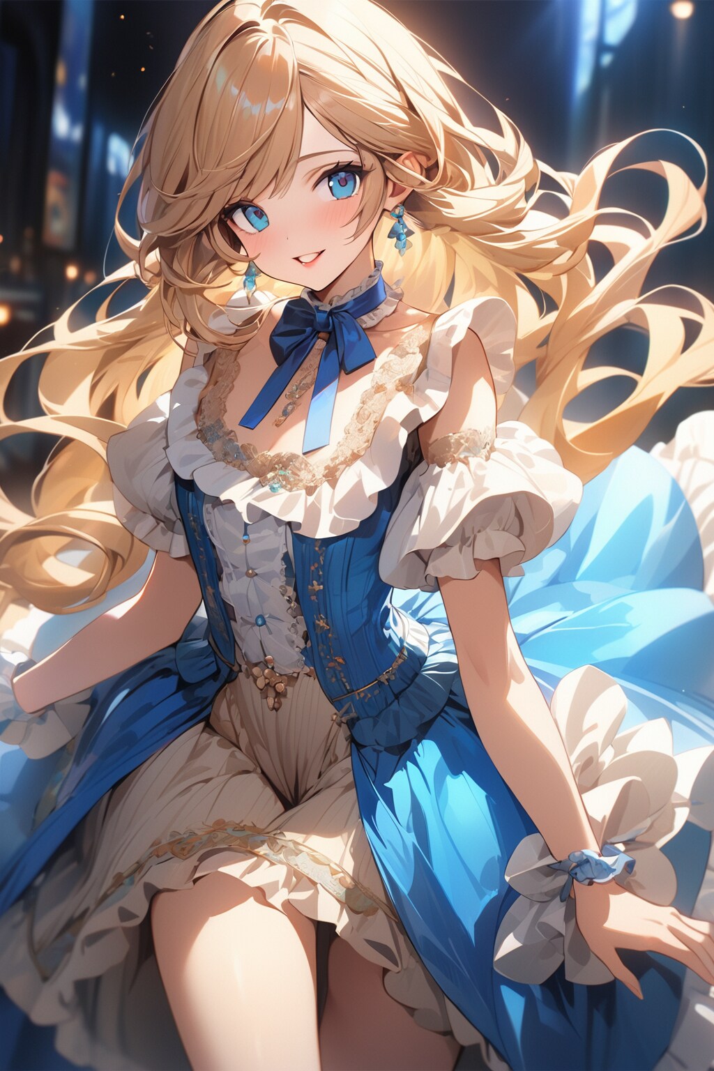 青衣のエルフさん | の人気AIイラスト・グラビア