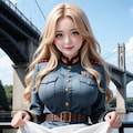 軍服スカートたくし上げ 5枚目