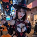 ハロウィン美女 2枚目