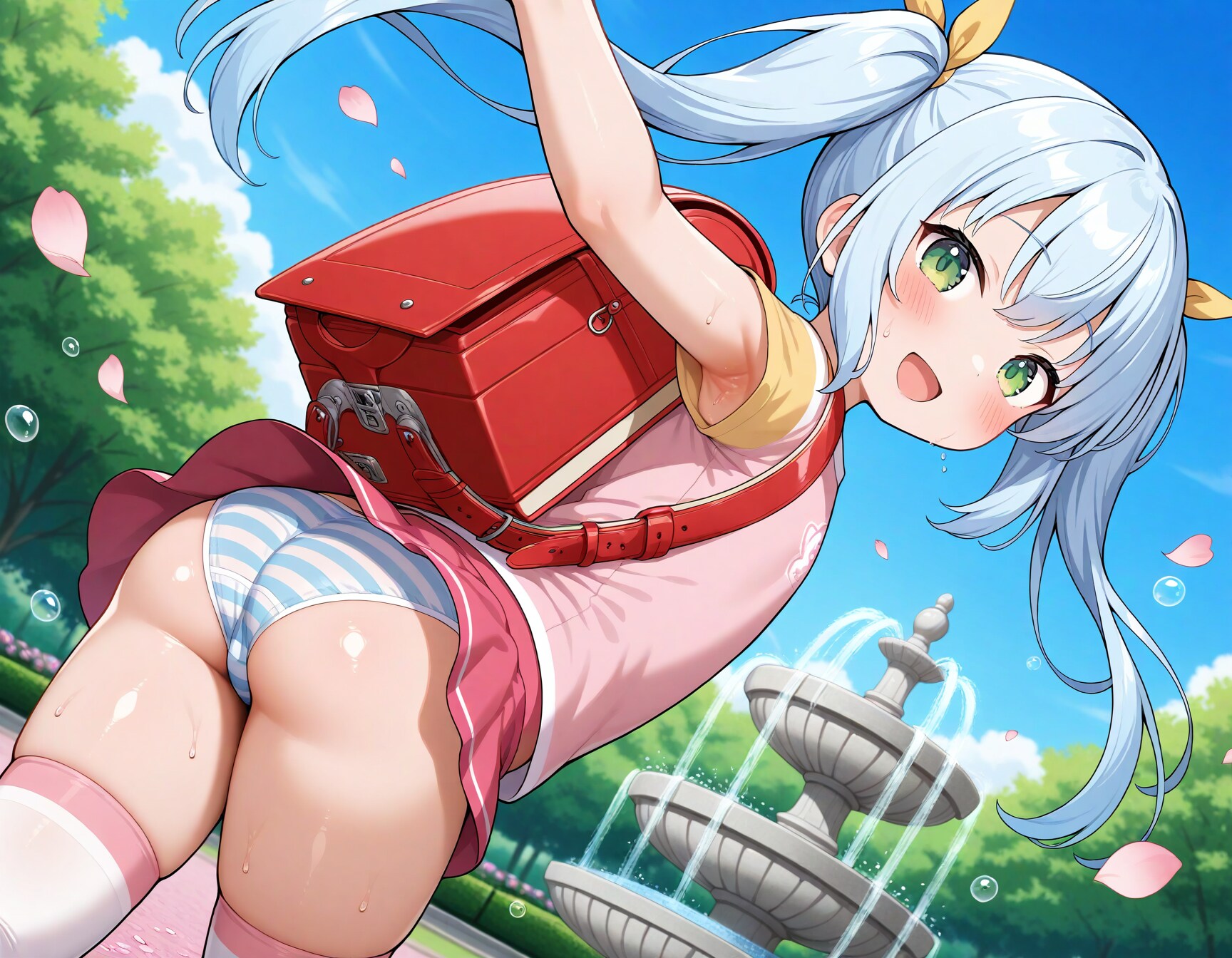 ロリA子ランドセルパンチラ