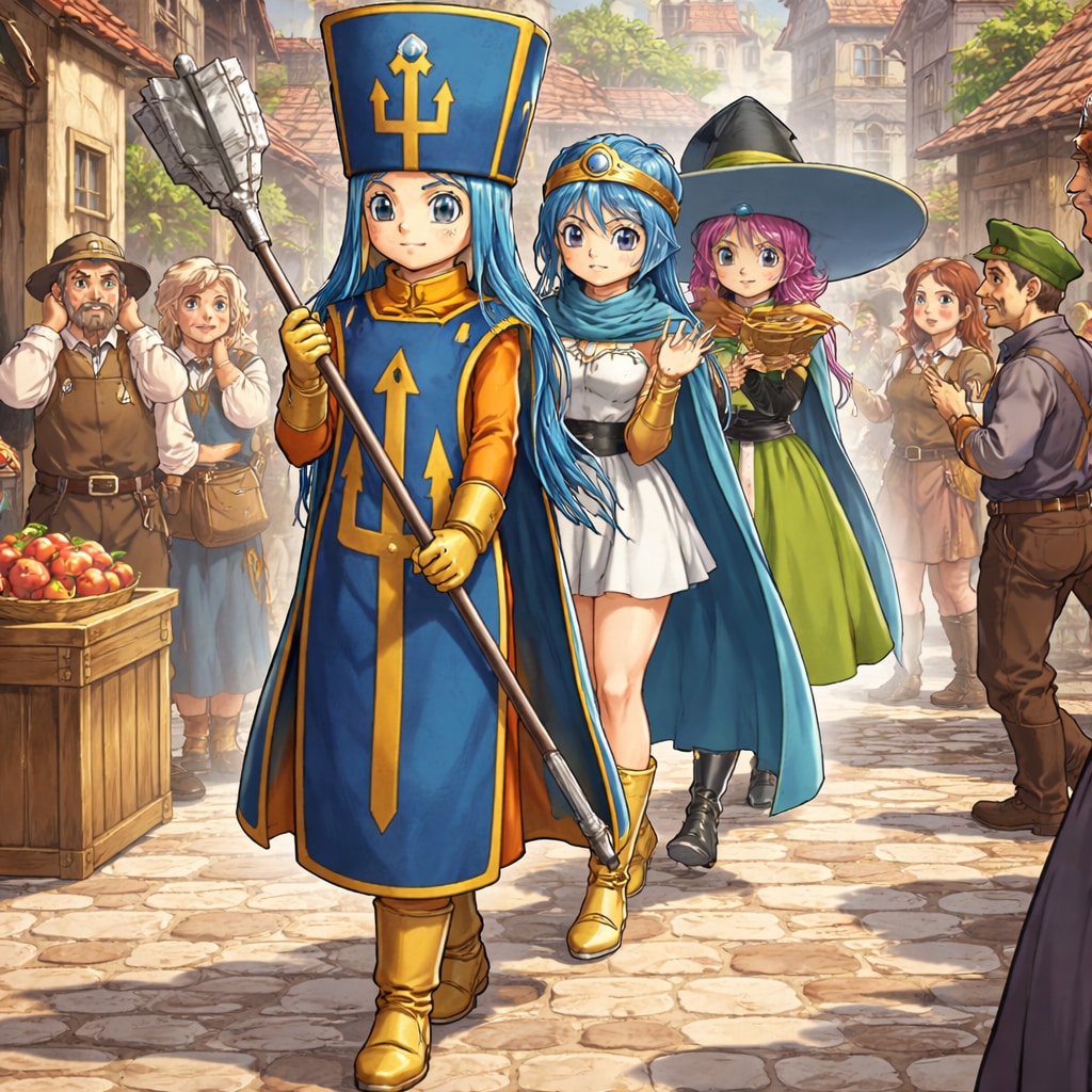 街中でも縦一列