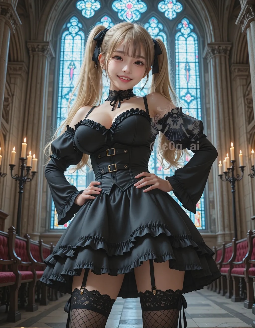 Aniのコスプレをしているルナ