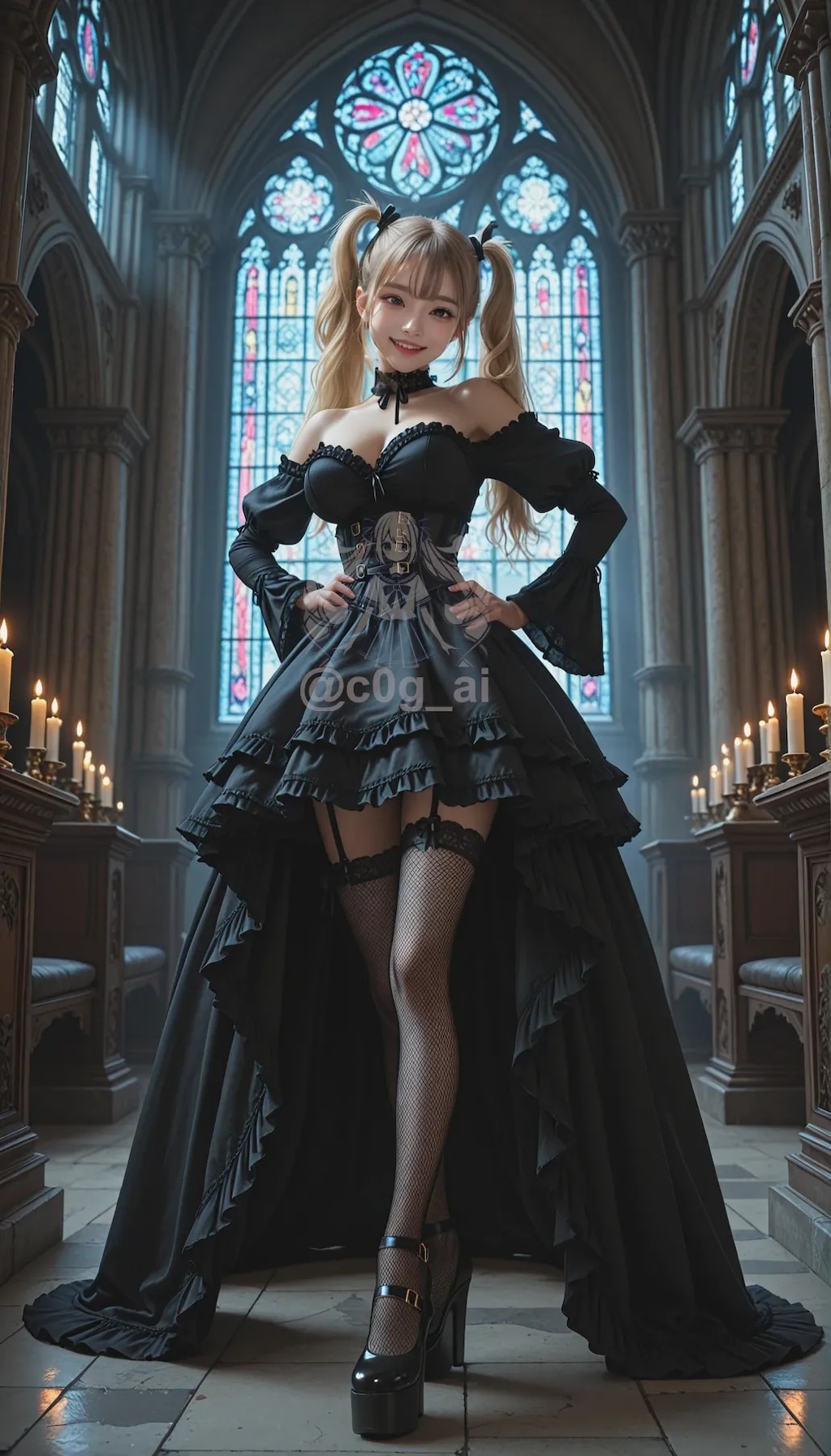 Aniのコスプレをしているルナ