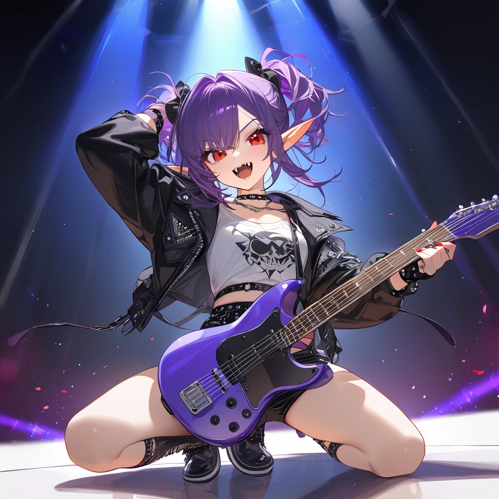 ロック系エルフ | の人気AIイラスト・グラビア