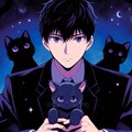 子猫と、黒髪短髪男性★その1-2(12枚) 12枚目