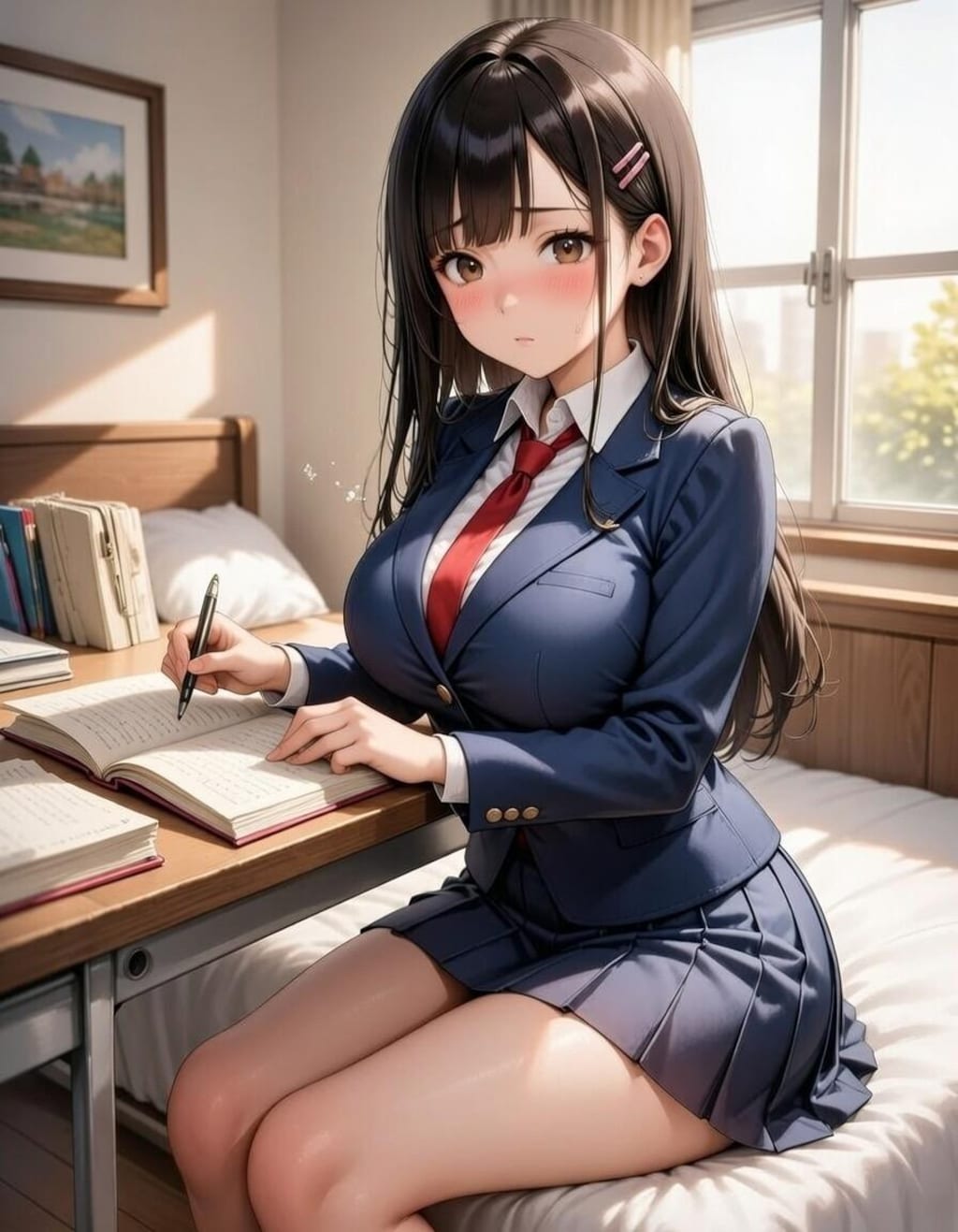 カテキョ生徒の巨乳JC