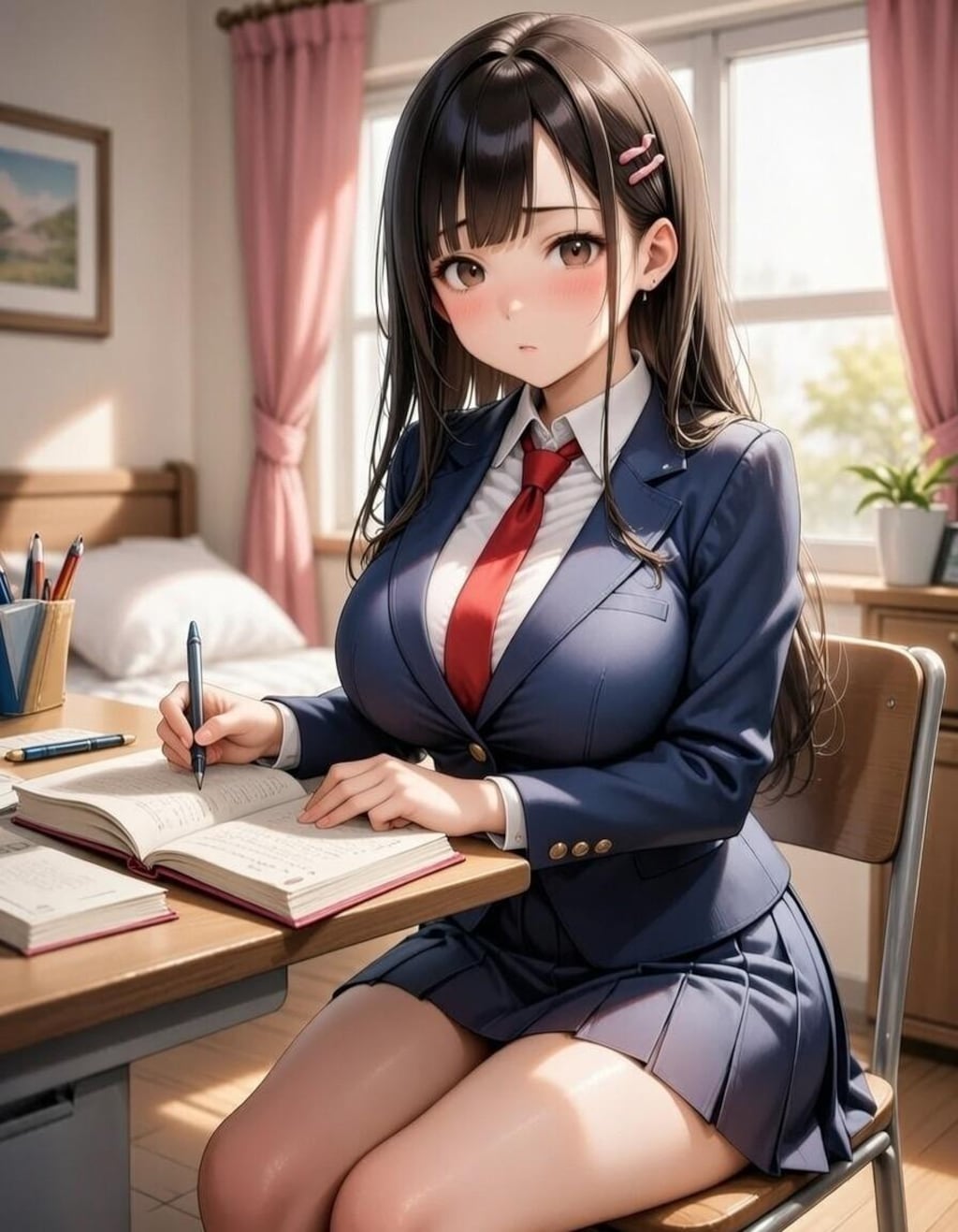 カテキョ生徒の巨乳JC