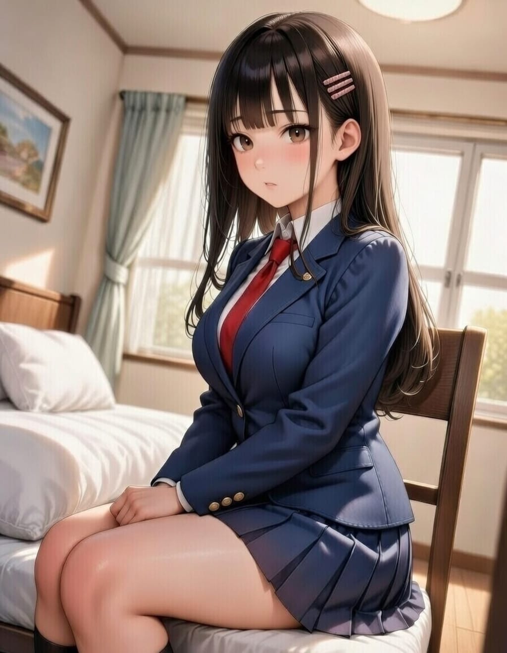 カテキョ生徒の巨乳JC