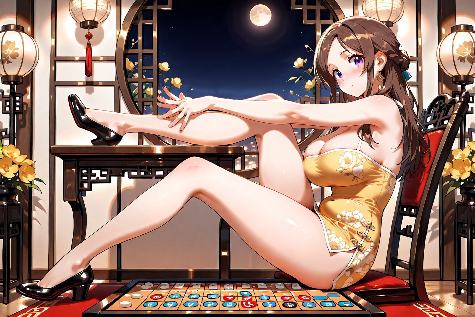 生足チャイナ
