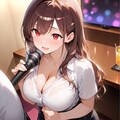 カラオケデートにて(全年齢) 3枚目