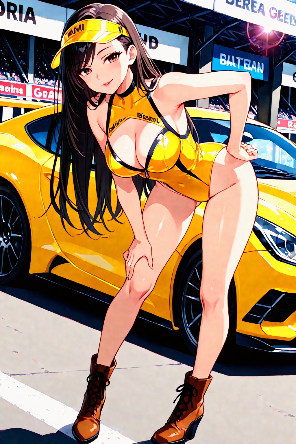 レースクィーンのおねーさん