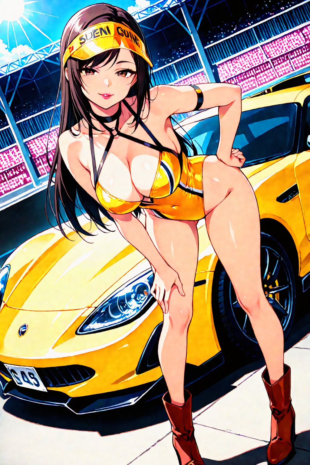 レースクィーンのおねーさん