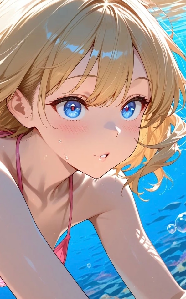 水中で撮影