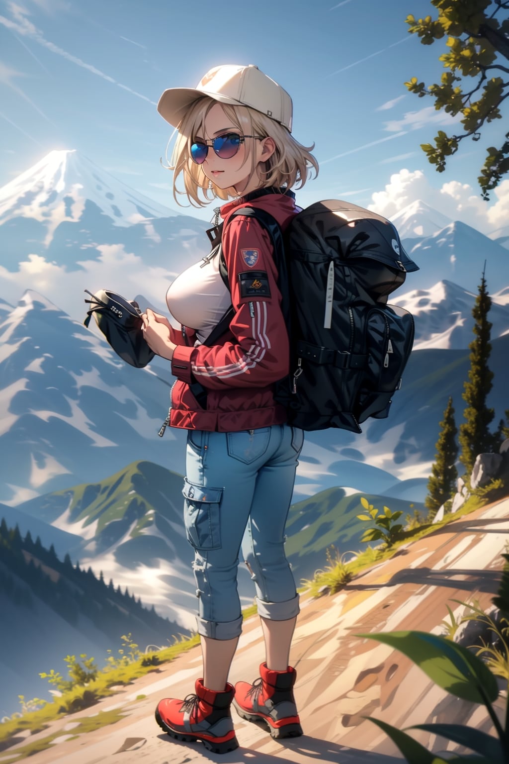 登山にはサングラス