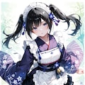 ツインテ和メイドさん 2枚目