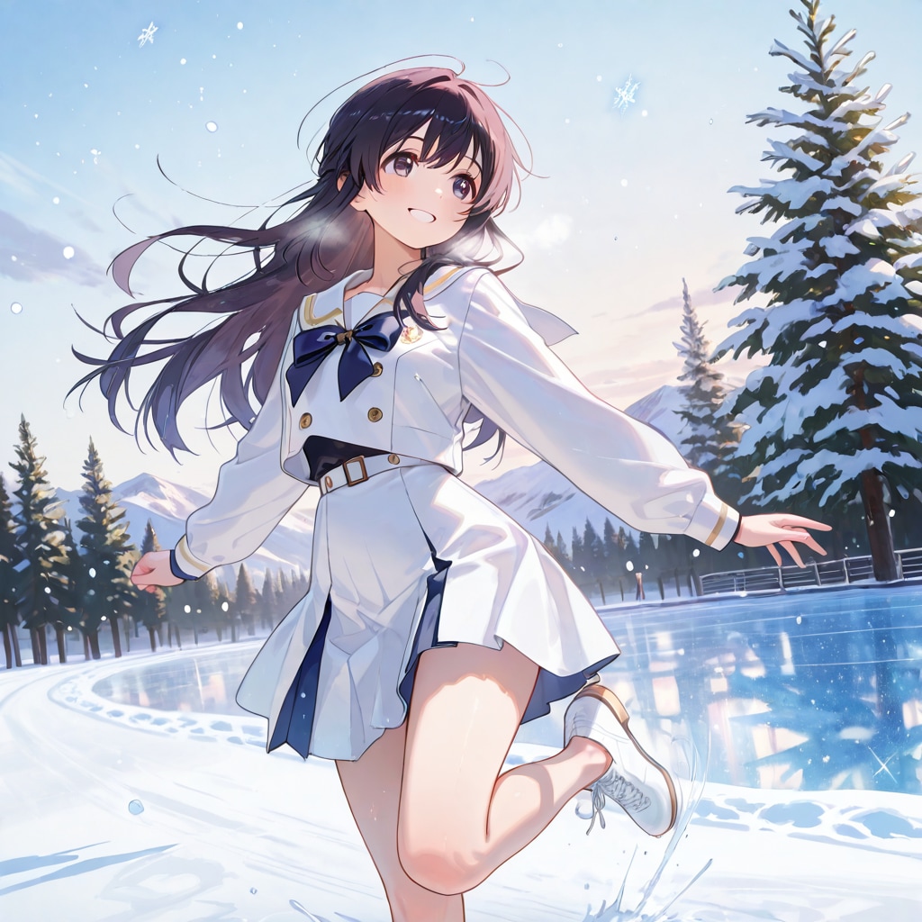 氷上の天使 | の人気AIイラスト・グラビア