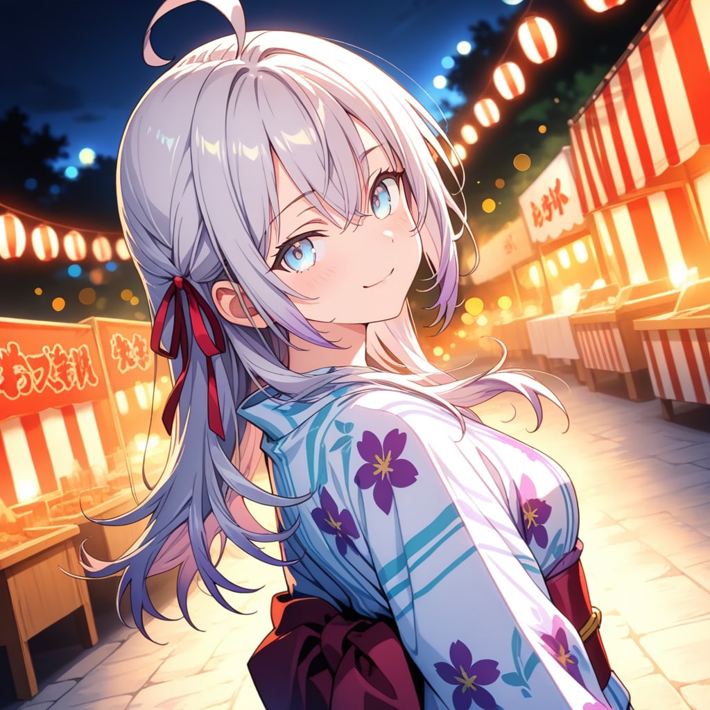浴衣のアーリャ