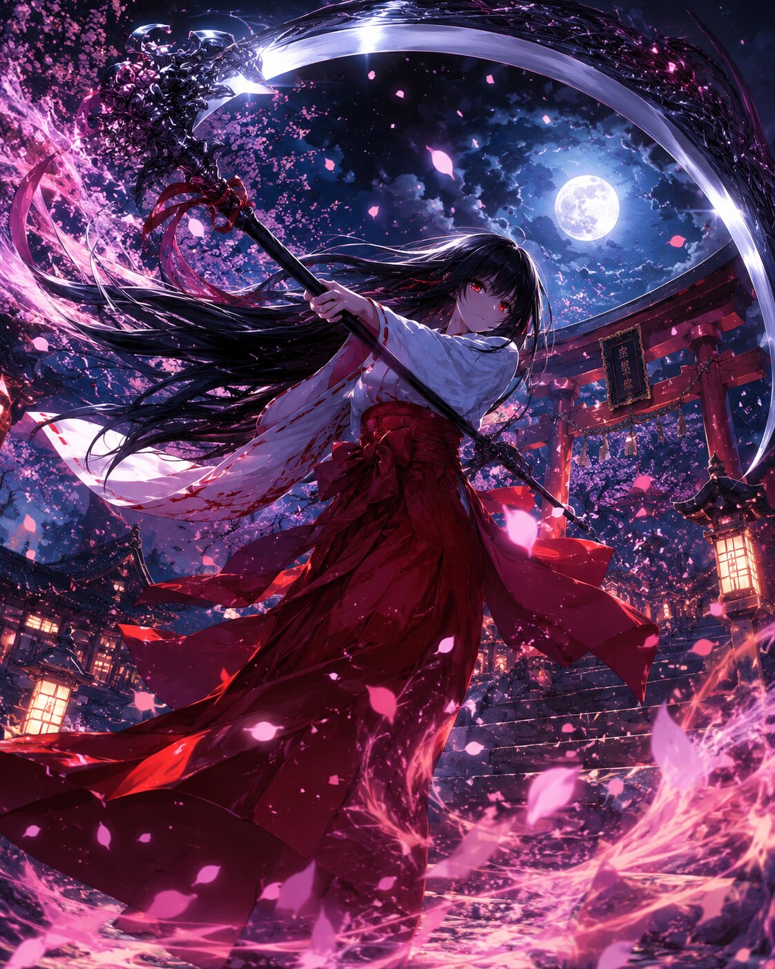 大鎌女子
