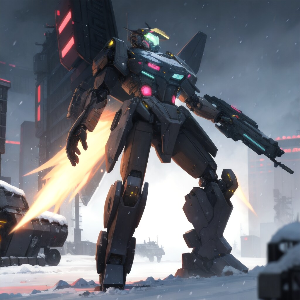 冬の市街パトロール