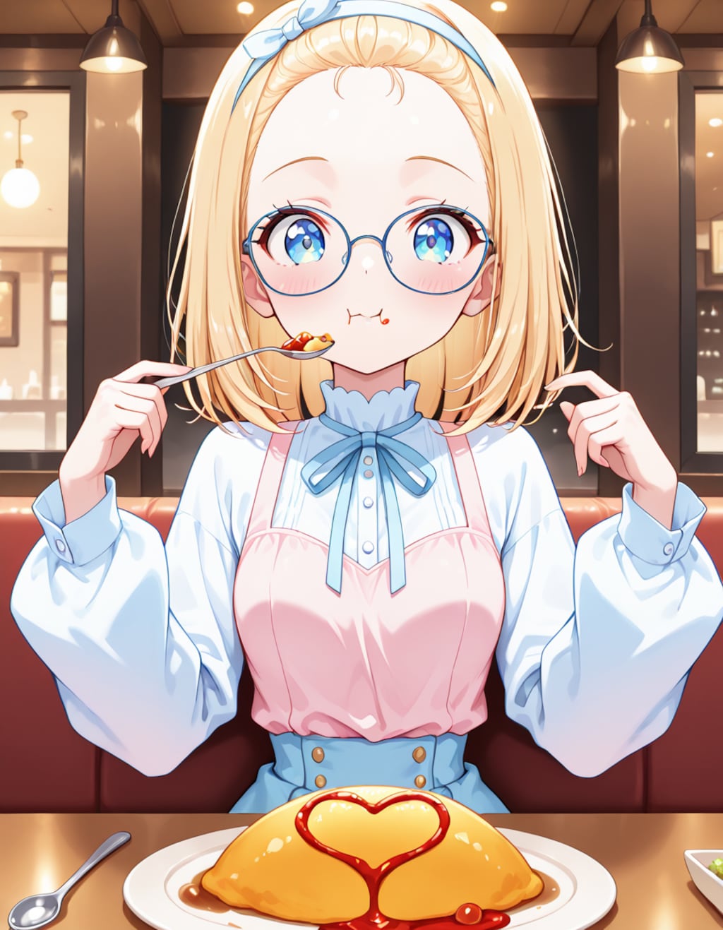 え？ケチャップついてる？