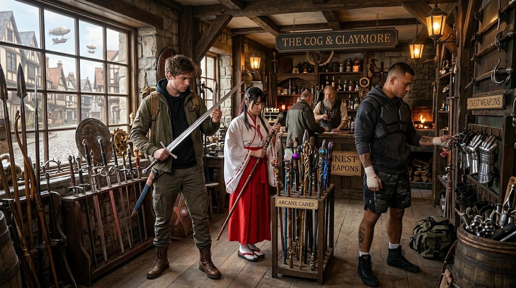 町の武器屋