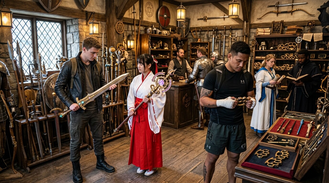 町の武器屋