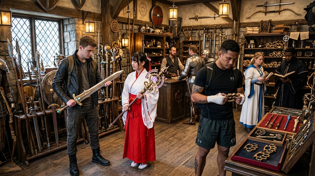町の武器屋