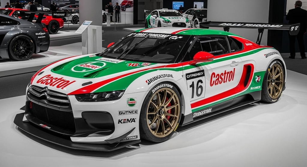 カストロールシトロエンビジョングランツーリスモレーシングカー