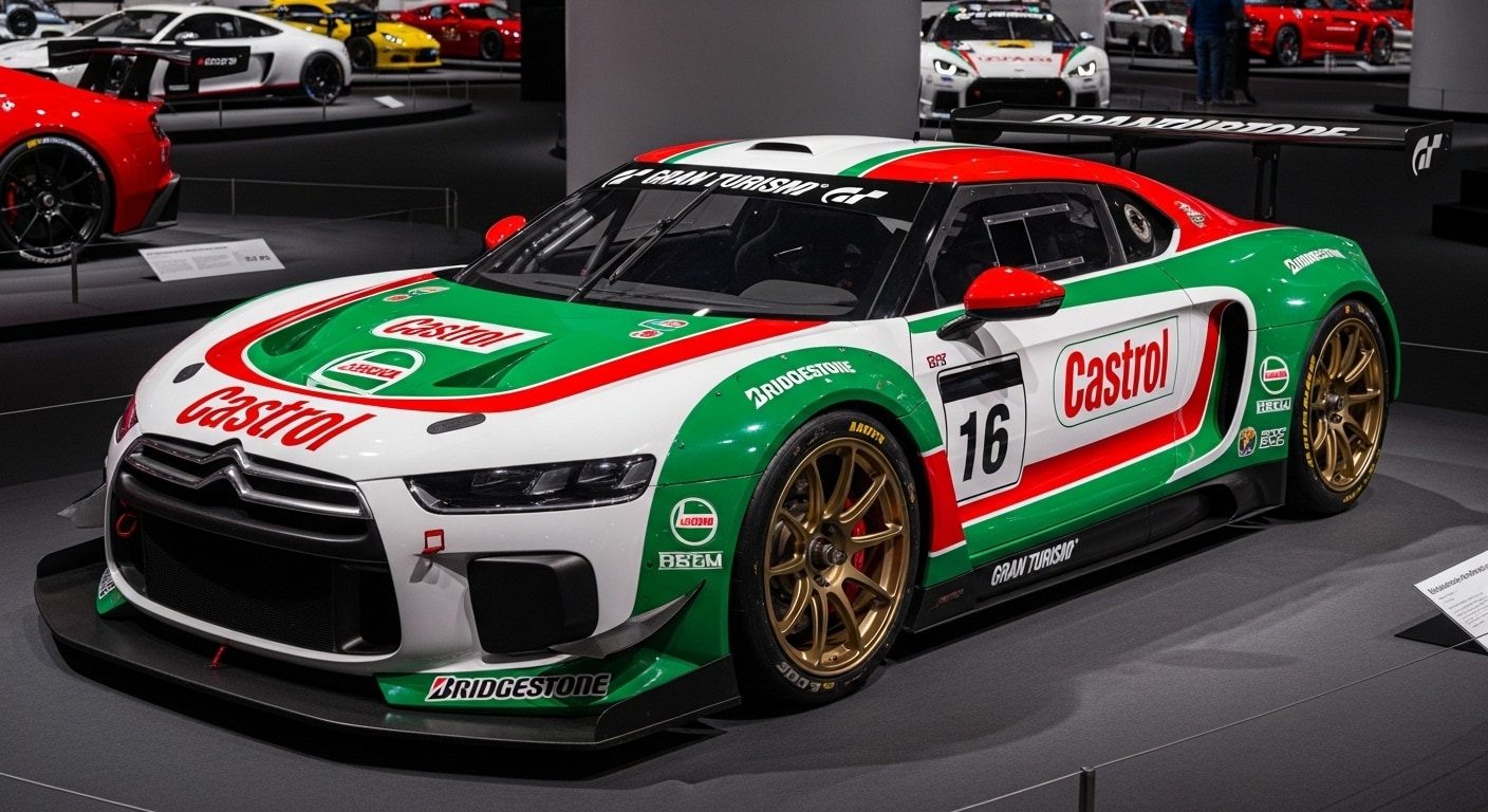 カストロールシトロエンビジョングランツーリスモレーシングカー | の人気AIイラスト・グラビア