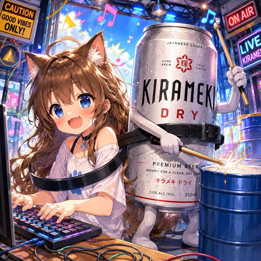 バンドを組んだ小さな女の子